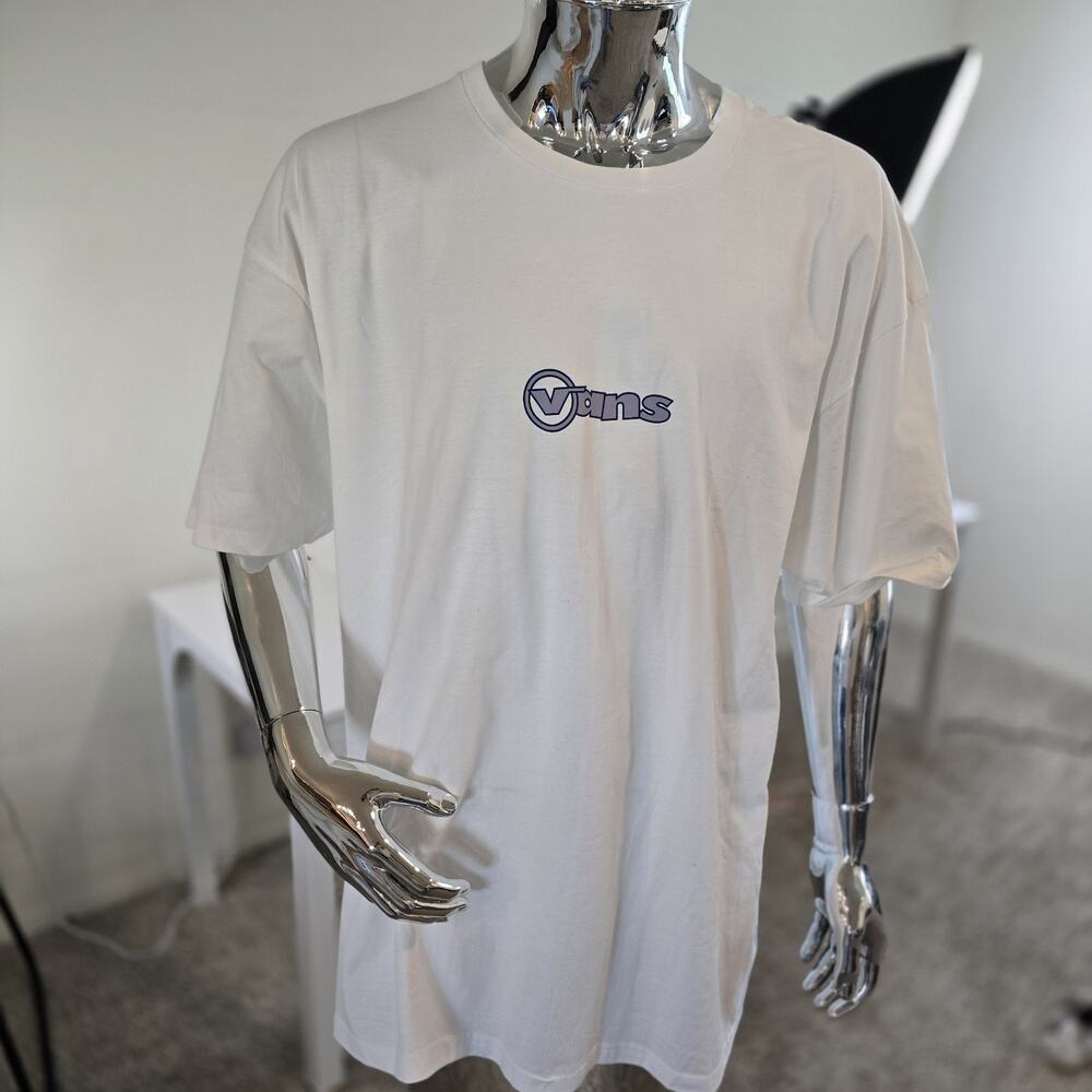 Men's Vans White Short Sleeve Graphic Tee XXL